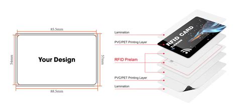 rfid card size standard|types of rfid cards.